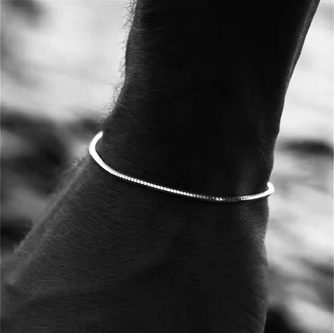 pulsera ACERO elemental SILVER CADENA