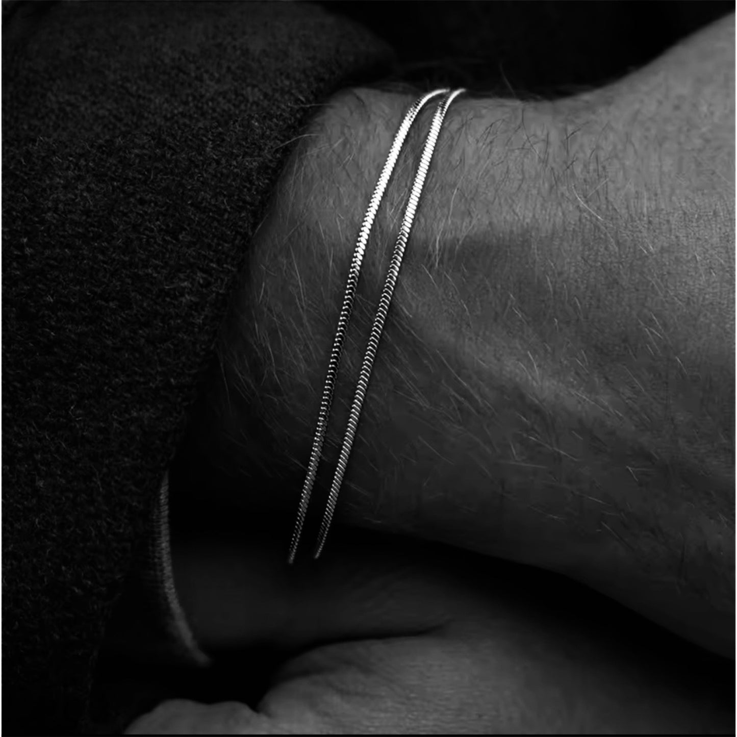 pulsera ACERO elemental SILVER CADENA